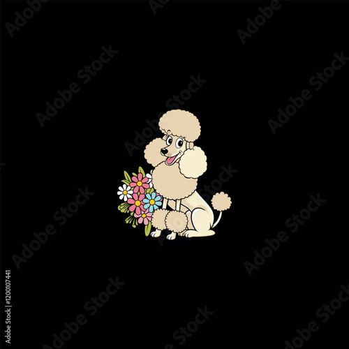 red standard poodle