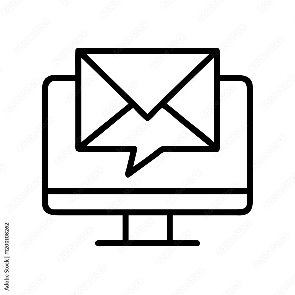 email internet icon, email internet line art - simple line art of email internet, perfect for email internet logos and icons and themed design email internet icon, email internet line art - simple line art of email internet, perfect for email internet logos and icons and themed design