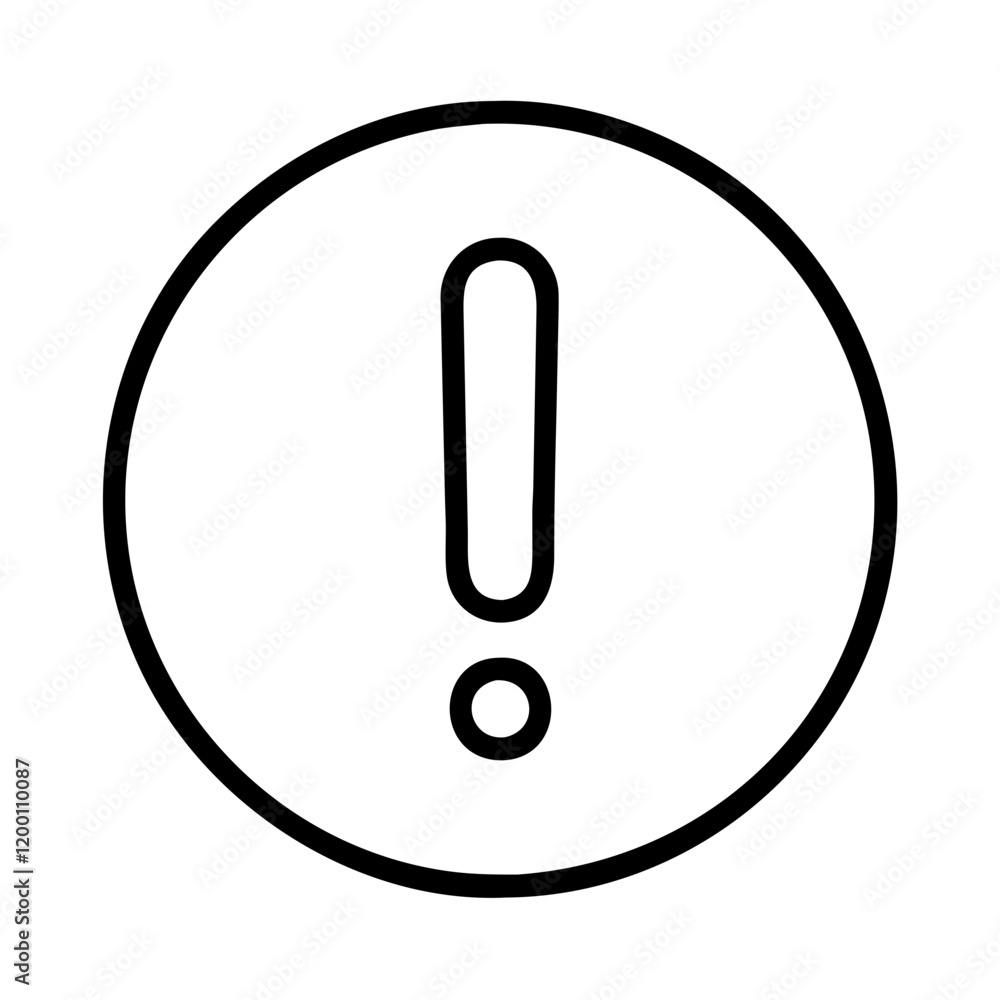 exclamation mark sign icon, exclamation mark sign line art - simple line art of exclamation mark sign, perfect for exclamation mark sign logos and icons and themed design exclamation mark sign icon, exclamation mark sign line art - simple line art of exclamation mark sign, perfect for exclamation mark sign logos and icons and themed design