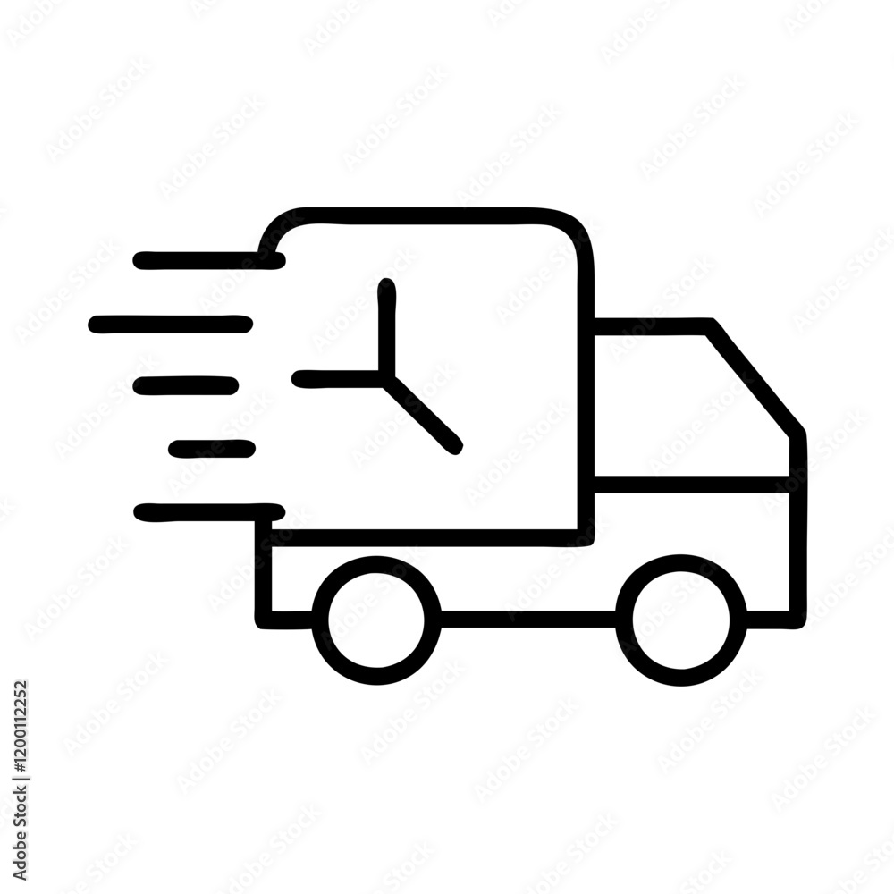 fast delivery icon, fast delivery line art - simple line art of fast delivery, perfect for fast delivery logos and icons and themed design fast delivery icon, fast delivery line art - simple line art of fast delivery, perfect for fast delivery logos and icons and themed design