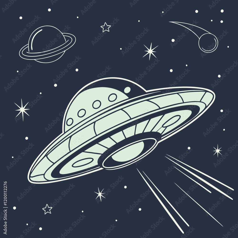 ufo in space ufo in space