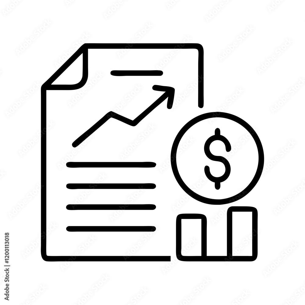 finance icon, finance line art - simple line art of finance, perfect for finance logos and icons and themed design finance icon, finance line art - simple line art of finance, perfect for finance logos and icons and themed design
