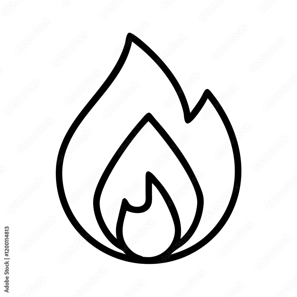 flame icon, flame line art - simple line art of flame, perfect for flame logos and icons and themed design flame icon, flame line art - simple line art of flame, perfect for flame logos and icons and themed design