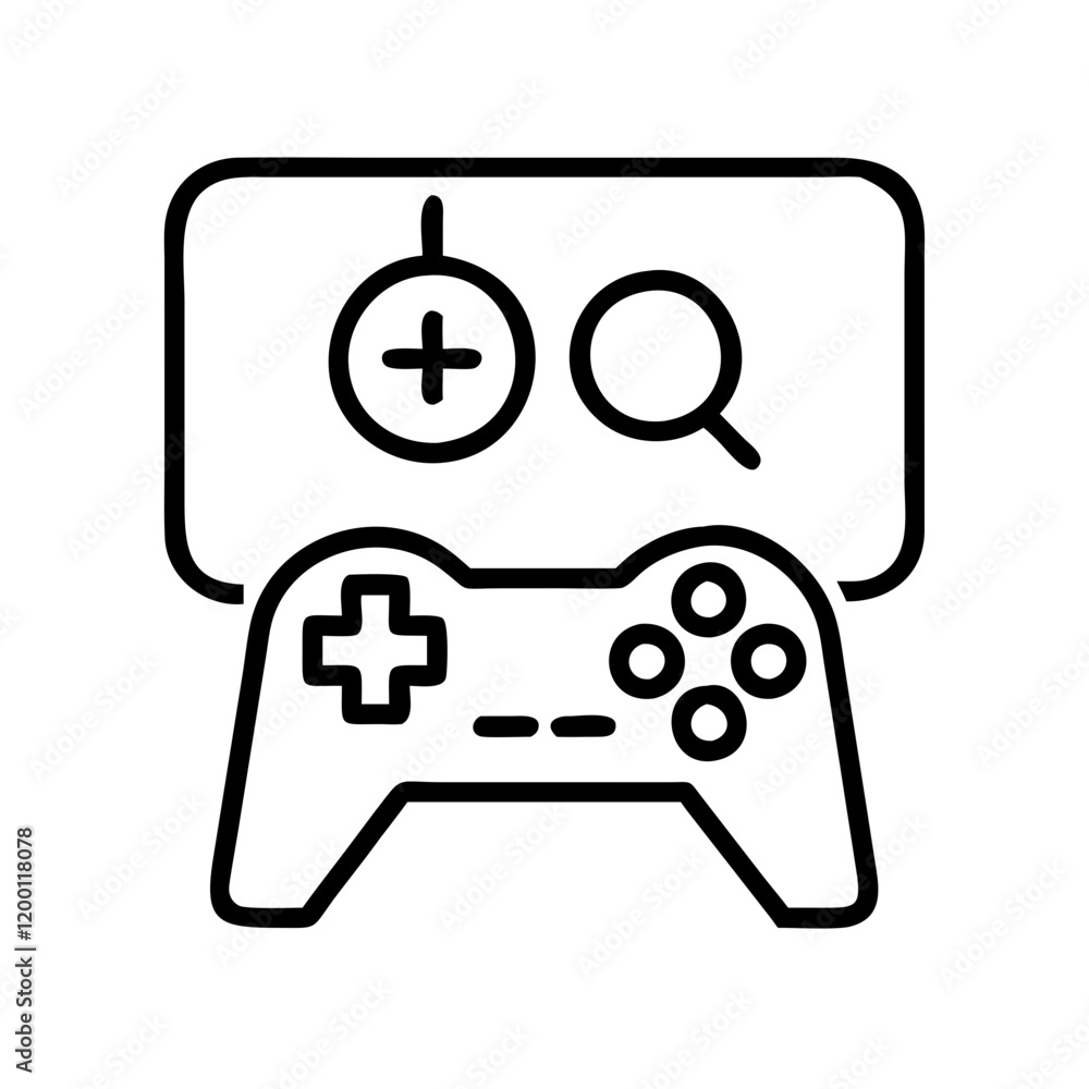 games icon, games line art - simple line art of games, perfect for games logos and icons and themed design games icon, games line art - simple line art of games, perfect for games logos and icons and themed design