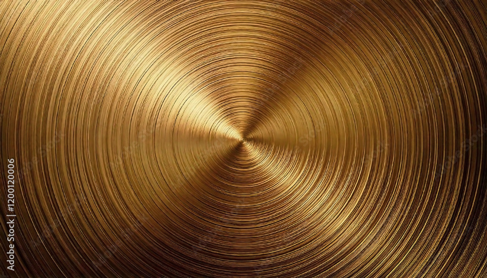 abstract brass metal background with circles