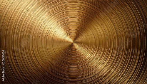 Obraz na płótnie abstract brass metal background with circles w salonie