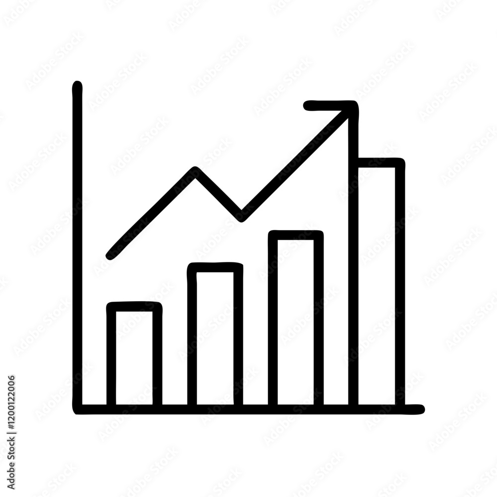 graph icon, graph line art - simple line art of graph, perfect for graph logos and icons and themed design graph icon, graph line art - simple line art of graph, perfect for graph logos and icons and themed design