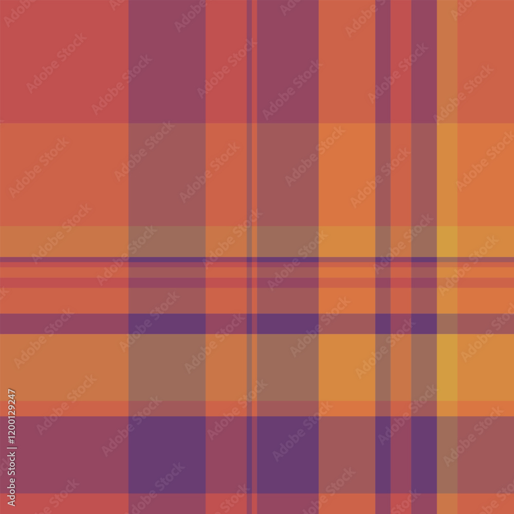 Gift plaid background texture, show vector fabric tartan. Old-fashioned seamless check pattern textile in red and orange colors. Gift plaid background texture, show vector fabric tartan. Old-fashioned seamless check pattern textile in red and orange colors.