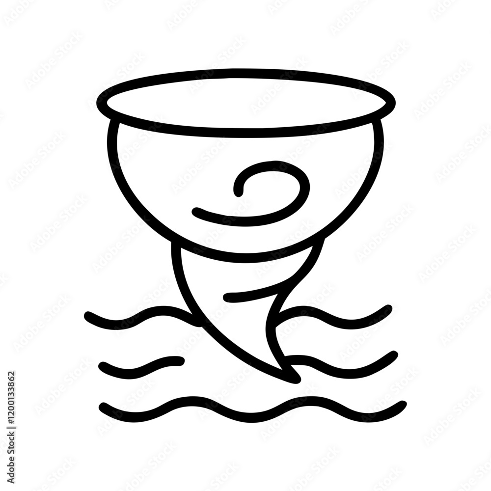 hurricane icon, hurricane line art - simple line art of hurricane, perfect for hurricane logos and icons and themed design hurricane icon, hurricane line art - simple line art of hurricane, perfect for hurricane logos and icons and themed design