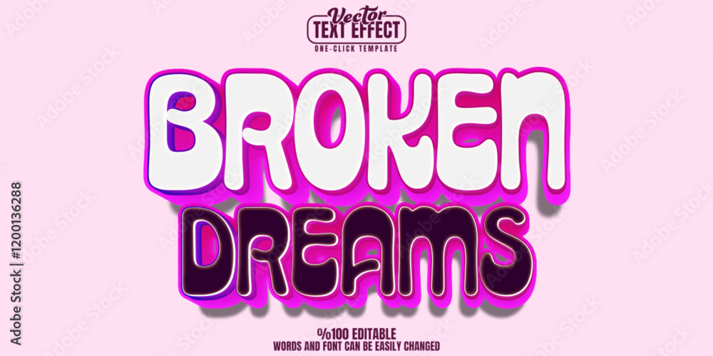 Retro editable text effect, customizable love and 80s 3d font style Retro editable text effect, customizable love and 80s 3d font style