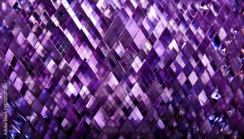 near up of the purple diamond background