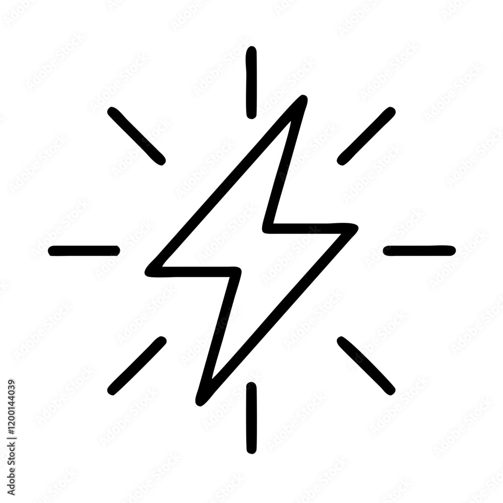 lightning bolt icon, lightning bolt line art - simple line art of lightning bolt, perfect for lightning bolt logos and icons and themed design lightning bolt icon, lightning bolt line art - simple line art of lightning bolt, perfect for lightning bolt logos and icons and themed design