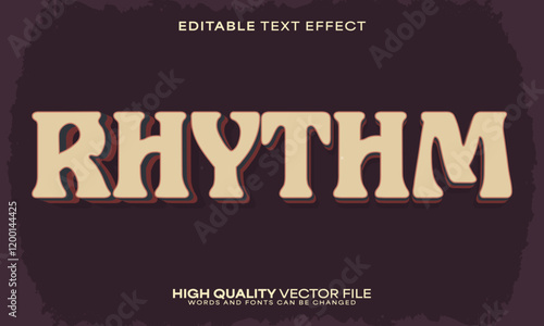 Retro classic text effect, editable text effect and vintage 3d font style bold shadow oldschool poster design