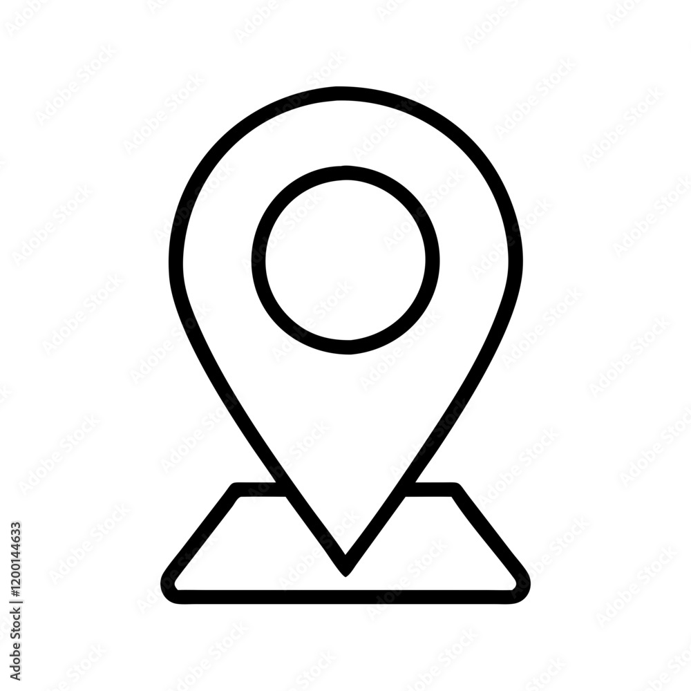 location pin icon, location pin line art - simple line art of location pin, perfect for location pin logos and icons and themed design location pin icon, location pin line art - simple line art of location pin, perfect for location pin logos and icons and themed design