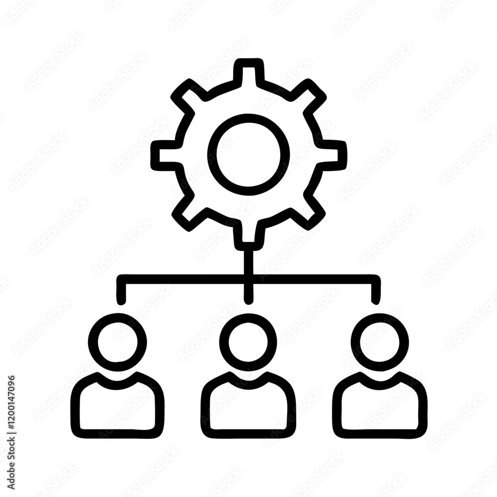 management icon, management line art - simple line art of management, perfect for management logos and icons and themed design management icon, management line art - simple line art of management, perfect for management logos and icons and themed design