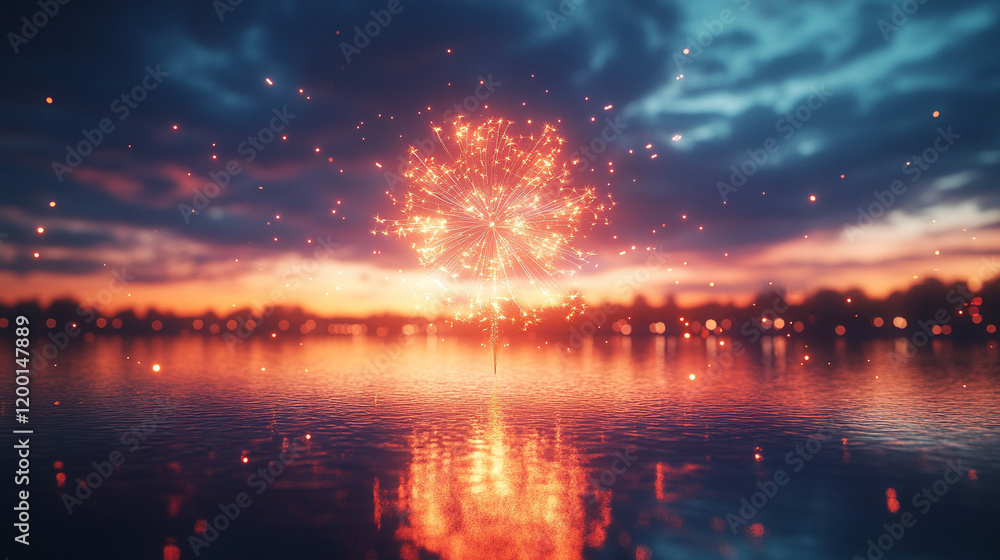 A single firework bursts in the night sky, symbolizing celebration and fleeting beauty. The blurred background and empty caption space evoke freedom, mystery, and the transient nature of chaos.
A single firework bursts in the night sky, symbolizing celebration and fleeting beauty. The blurred background and empty caption space evoke freedom, mystery, and the transient nature of chaos.