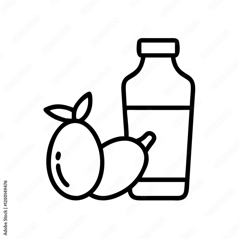 mango juice icon, mango juice line art - simple line art of mango juice, perfect for mango juice logos and icons and themed design mango juice icon, mango juice line art - simple line art of mango juice, perfect for mango juice logos and icons and themed design