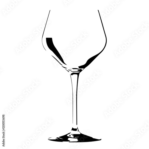 glass, glass of wine, empty wine glass, glass of wine, empty wine glass on white, glass of champagne, glass isolated on white