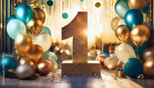 celebration of the first year either for a birthday