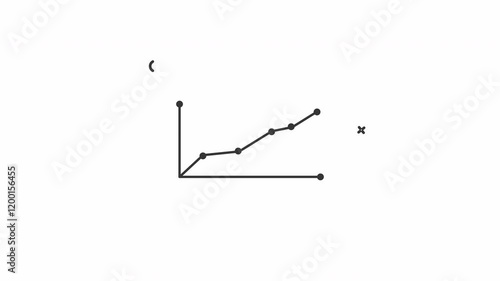 Wallpaper Mural line graph motion icon animation graphic design Torontodigital.ca