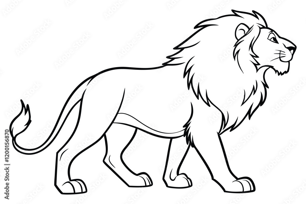lion outline drawing lion outline drawing