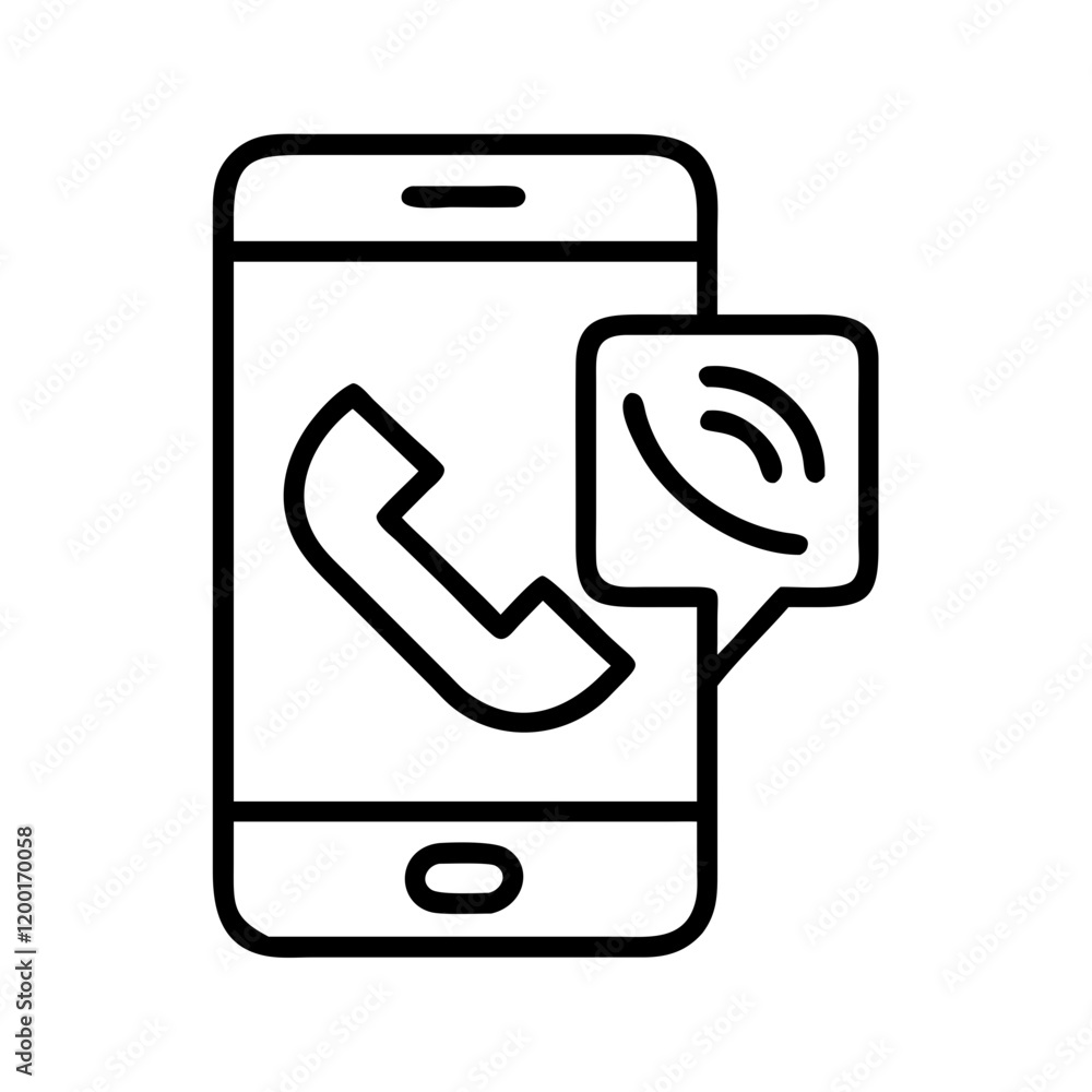 phone icon, phone line art - simple line art of phone, perfect for phone logos and icons and themed design phone icon, phone line art - simple line art of phone, perfect for phone logos and icons and themed design