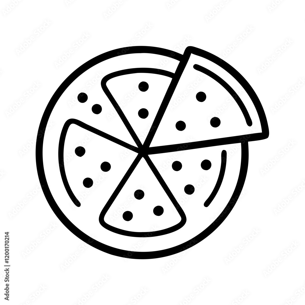 pie icon, pie line art - simple line art of pie, perfect for pie logos and icons and themed design pie icon, pie line art - simple line art of pie, perfect for pie logos and icons and themed design