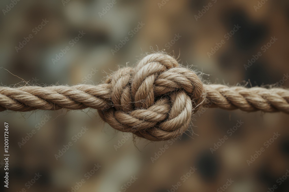 a rope with a knot tied to it a rope with a knot tied to it