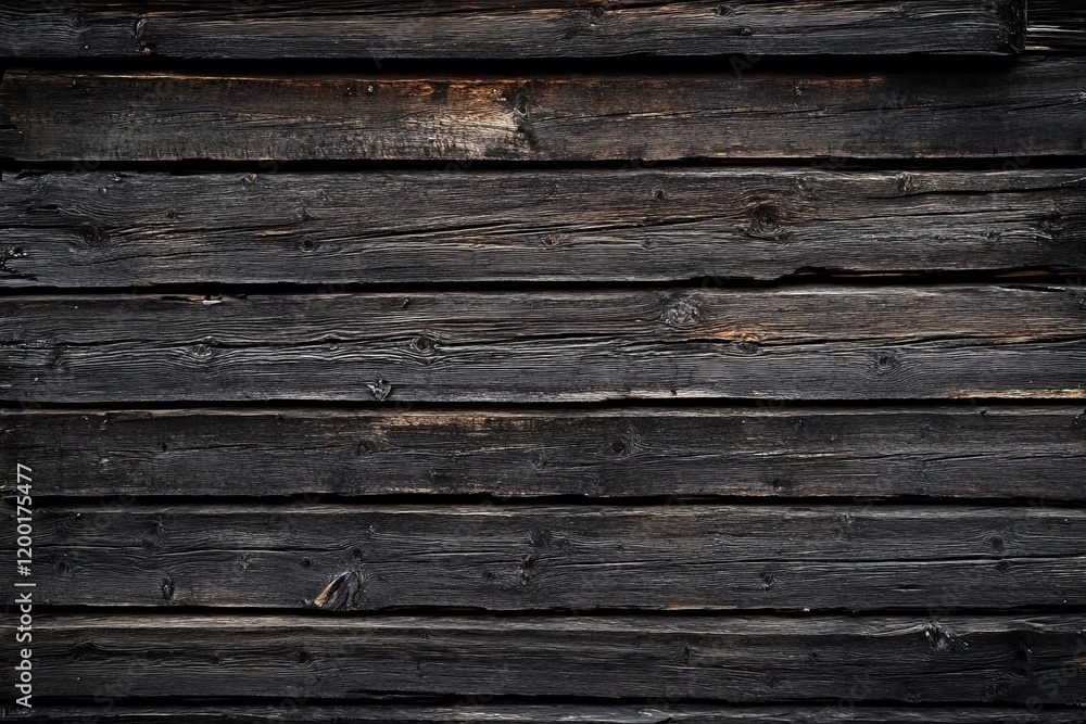 Dark aged wooden planks create a rustic backdrop, showcasing the beauty of weathered texture and natural imperfections in a cozy interior setting Dark aged wooden planks create a rustic backdrop, showcasing the beauty of weathered texture and natural imperfections in a cozy interior setting
