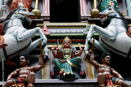 Canvas Print Sri Maha Mariamman Hindu Temple  founded in 1873