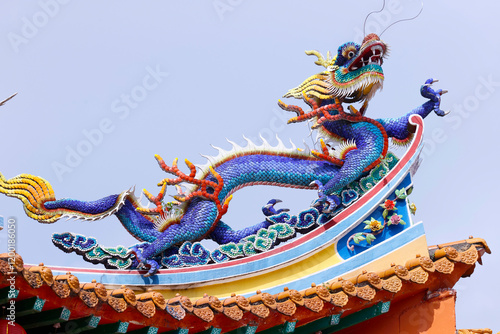 Canvas Print Chinese Thean Hou Temple dedicated to the goddess Mazu and Guan Yin