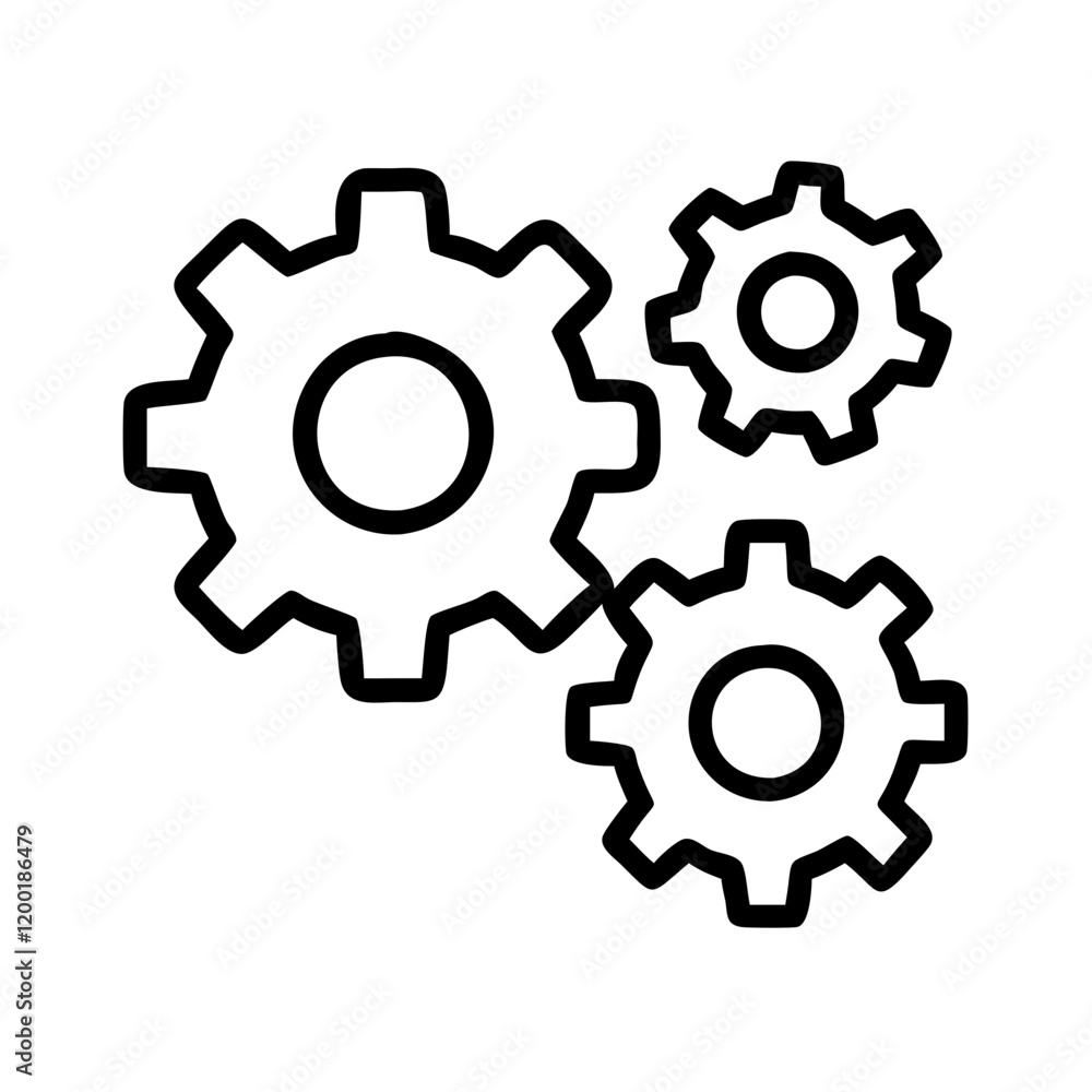 settings gears cogs icon, settings gears cogs line art - simple line art of settings gears cogs, perfect for settings gears cogs logos and icons and themed design settings gears cogs icon, settings gears cogs line art - simple line art of settings gears cogs, perfect for settings gears cogs logos and icons and themed design