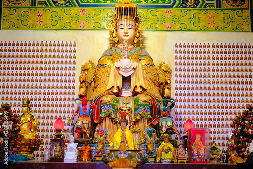 Canvas Print Chinese Thean Hou Temple dedicated to the goddess Mazu and Guan Yin