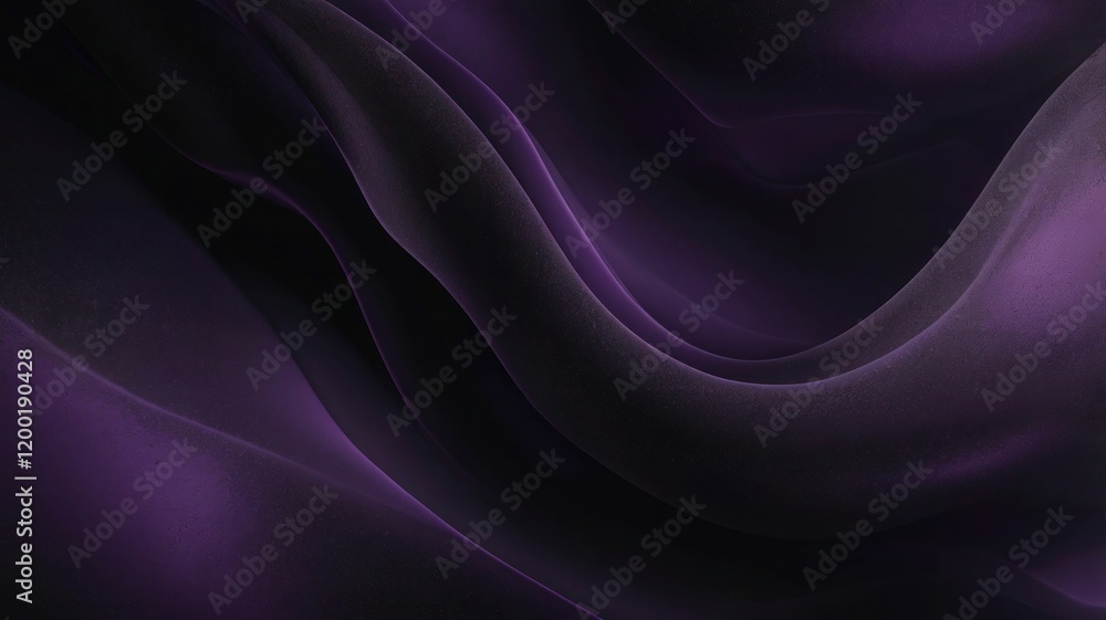 Obraz premium abstract black background purple lines and light effects