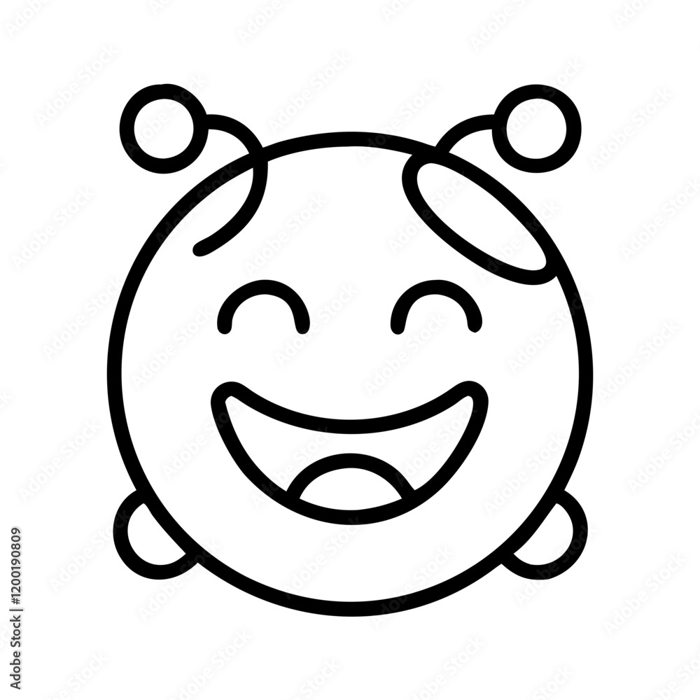 smiling ball icon, smiling ball line art - simple line art of smiling ball, perfect for smiling ball logos and icons and themed design smiling ball icon, smiling ball line art - simple line art of smiling ball, perfect for smiling ball logos and icons and themed design