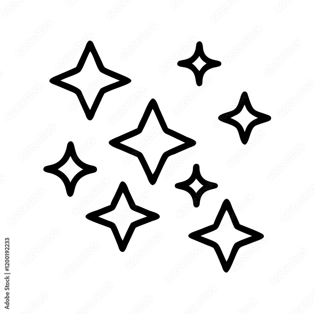sparkle lights stars icon, sparkle lights stars line art - simple line art of sparkle lights stars, perfect for sparkle lights stars logos and icons and themed design sparkle lights stars icon, sparkle lights stars line art - simple line art of sparkle lights stars, perfect for sparkle lights stars logos and icons and themed design