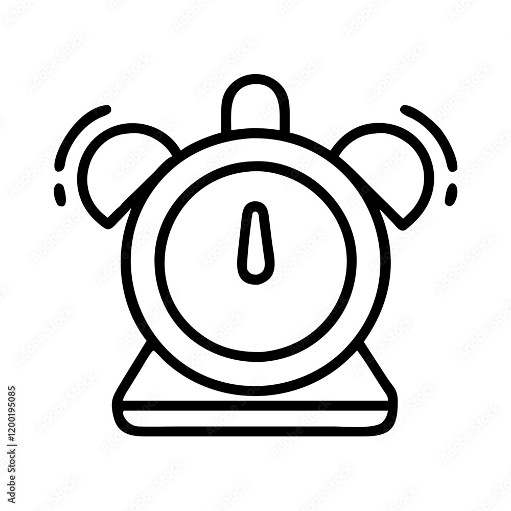 Obraz premium subscriber alarm icon, subscriber alarm line art - simple line art of subscriber alarm, perfect for subscriber alarm logos and icons and themed design 