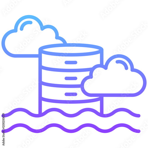 Data Lake Icon