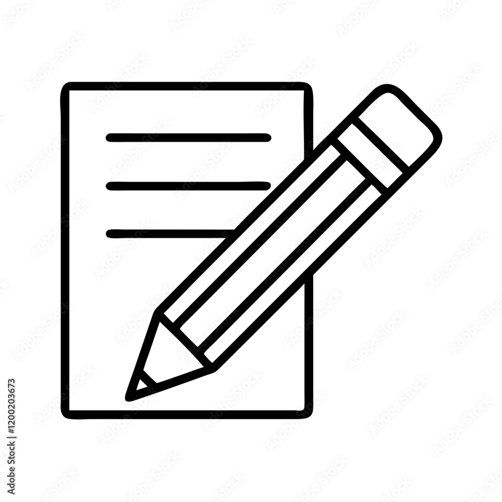 writing icon, writing line art - simple line art of writing, perfect for writing logos and icons and themed design writing icon, writing line art - simple line art of writing, perfect for writing logos and icons and themed design