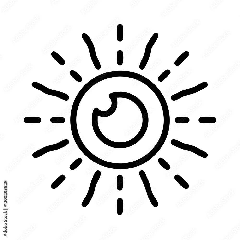 yellow sun icon, yellow sun line art - simple line art of yellow sun, perfect for yellow sun logos and icons and themed design yellow sun icon, yellow sun line art - simple line art of yellow sun, perfect for yellow sun logos and icons and themed design