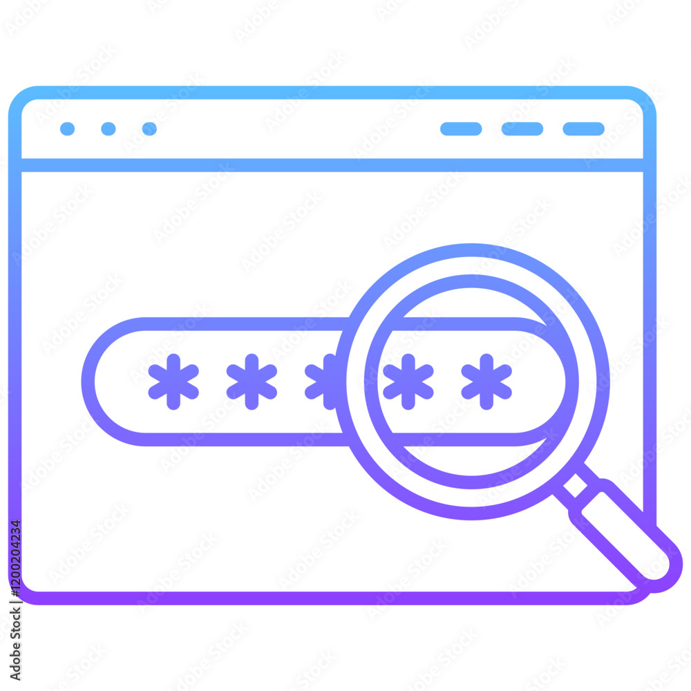 Password Security Icon Password Security Icon