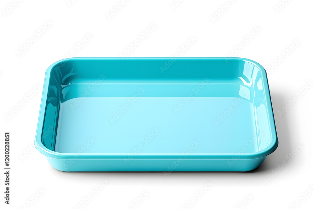 Empty plastic tray mockup isolated on white background, template, design. Empty plastic tray mockup isolated on white background, template, design.