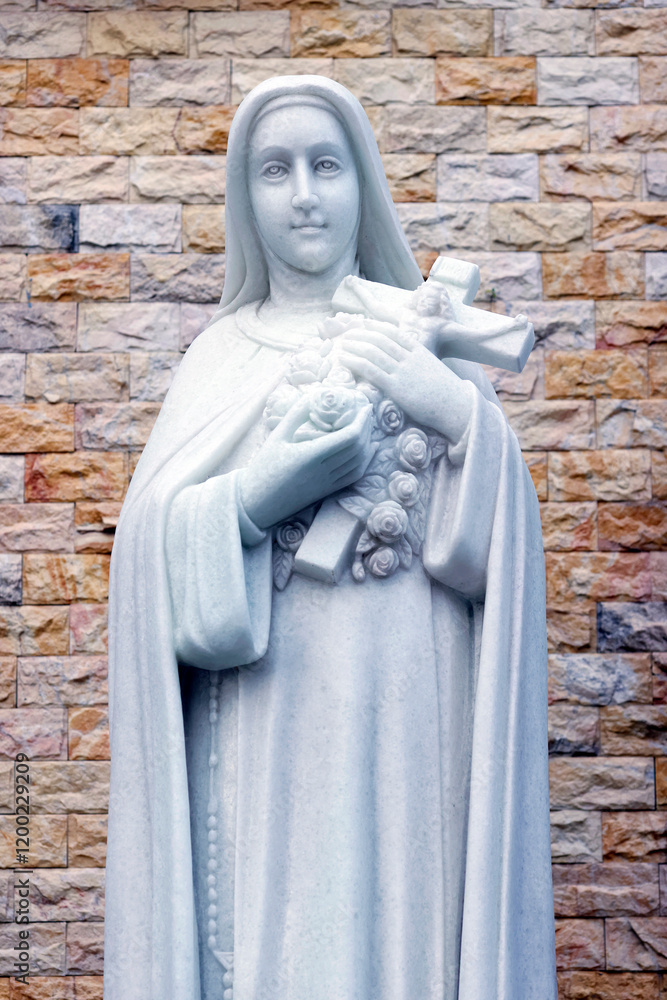 Tac Say Catholic Church. Saint Therese of the Child Jesus and the Holy Face. Therese of Lisieux. Bac Lieu. Vietnam. . Tac Say Catholic Church. Saint Therese of the Child Jesus and the Holy Face. Therese of Lisieux. Bac Lieu. Vietnam. .