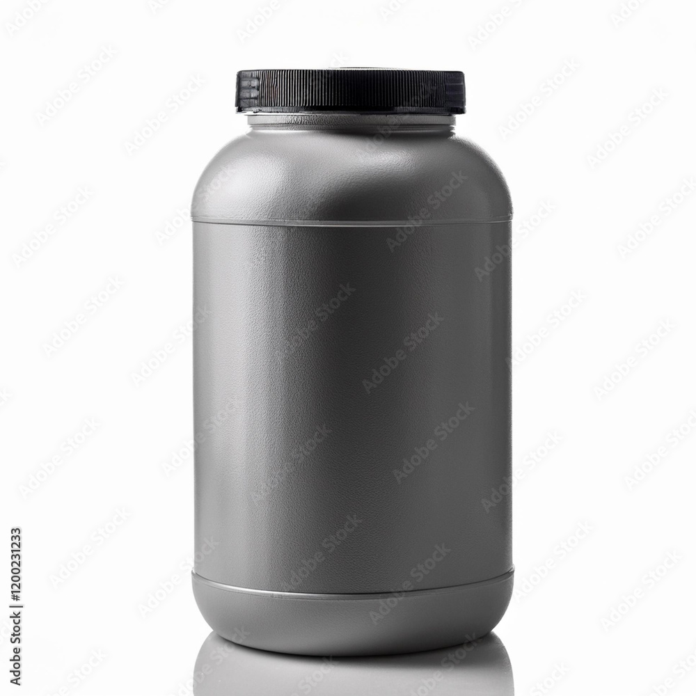 packaging envase para proteina whey sobre fondo blanco mockup packaging envase para proteina whey sobre fondo blanco mockup