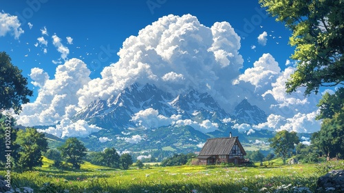 Craft surreal dreamscapes with swirling clouds, floating islands, and landscapes that defy conventional expectations