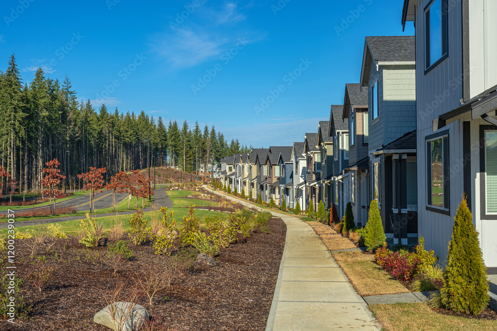 Tehaleh Washington state new housing construction. Tehaleh Washington state new housing construction.