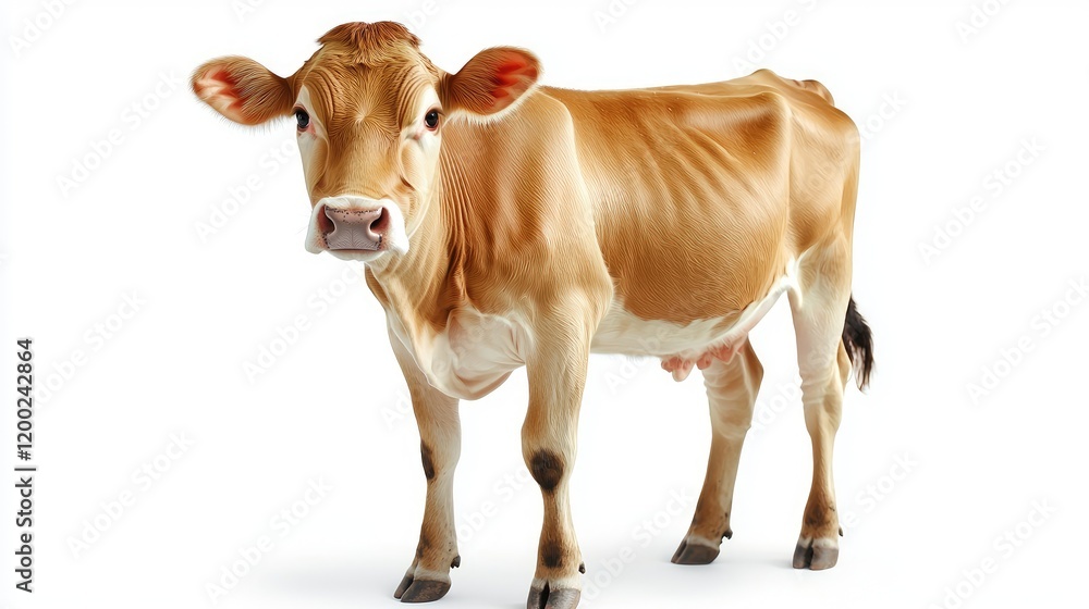 Cattle farming event featuring a jersey cow in a studio setting focused on agriculture and livestock management Cattle farming event featuring a jersey cow in a studio setting focused on agriculture and livestock management