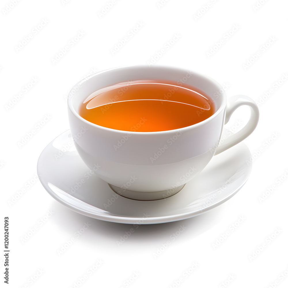 Cup of black tea isolated on white background Cup of black tea isolated on white background