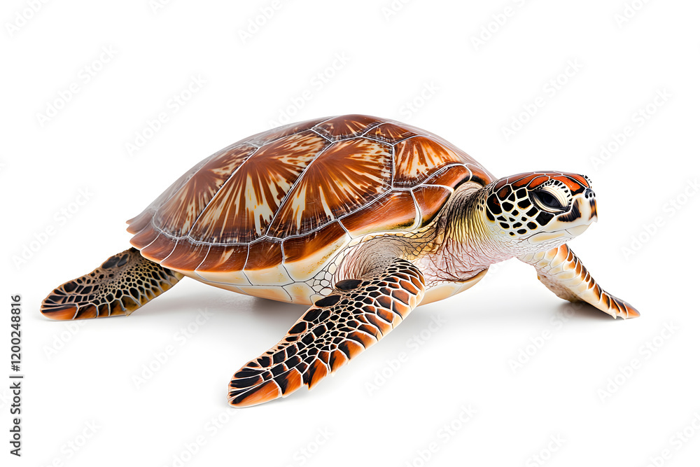 Obraz premium Turtle isolated on white background