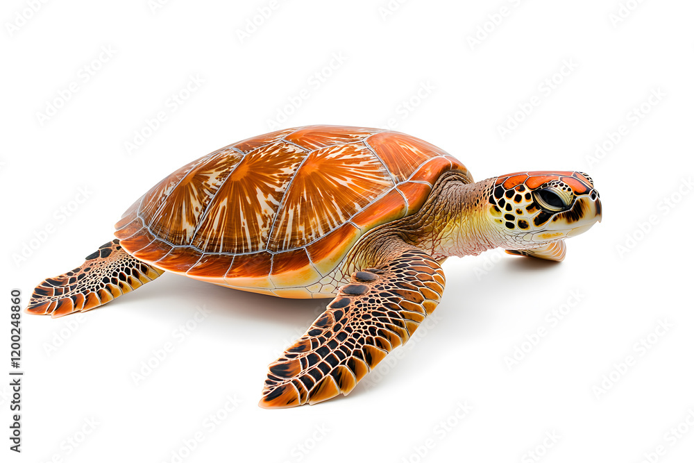 Obraz premium Turtle isolated on white background